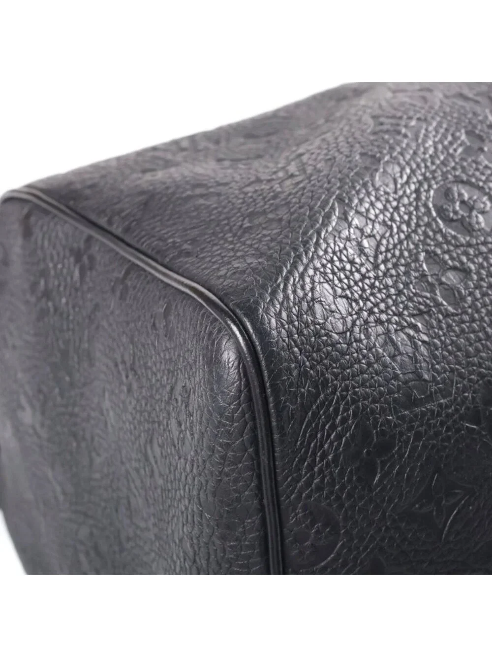 Louis Vuitton Keepall Bandouliere 50 Taurillon Leather Boston Bag Black
